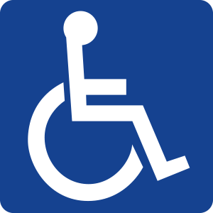 車椅子表示銘板（BJ007-A、BJ011-A、BK025-D）