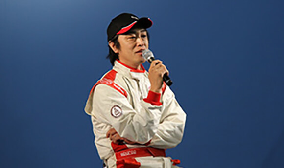菅原照仁さん、ラリーに懸ける想いを語る「信州カーフェスタ2014」でトークショーに出演