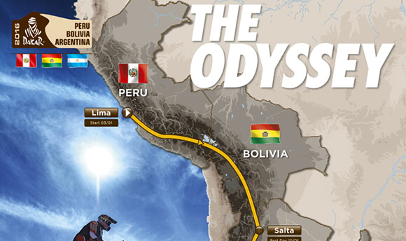 ダカールラリー２０１６の開催国が決定～ペルー・ボリビア・アルゼンチンで開催～