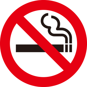 禁煙用表示銘板（BK 023-C）