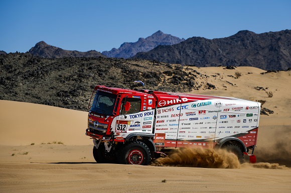 ステージ1：サウジアラビアを舞台にダカール・ラリー2020がスタート 2台の日野車はジェッダ～アルワジャ間で順調な滑りだし