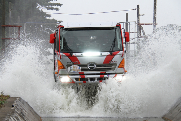 耐水テスト（羽村テストコース）