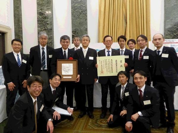 贈賞式に出席した「大河内記念生産特賞」の受賞関係者