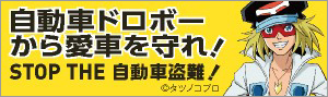 自動車ドロボーから愛車を守れ！　STOP THE 自動車盗難