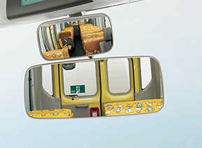 ●2段ルームミラー