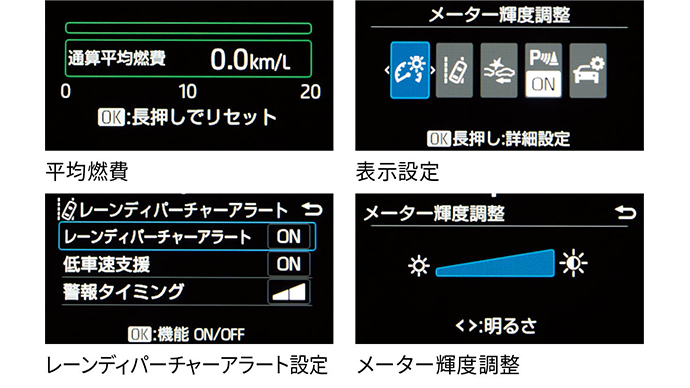マルチインフォメーションディスプレイ（7.0インチTFTカラー）