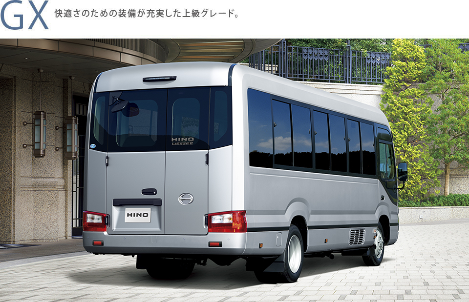 GX 快適さのための装備が充実した上級グレード。