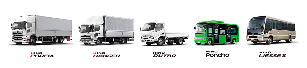 HINO PROFIA HINO RANGER HINO DUTRO HINO Poncho HINO LIESSEⅡ