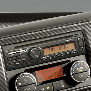 AM/FMラジオ+CD+USB+AUX＋Bluetooth® ＊“Bluetooth®”はBluetooth SIG,Inc.の商標です。
